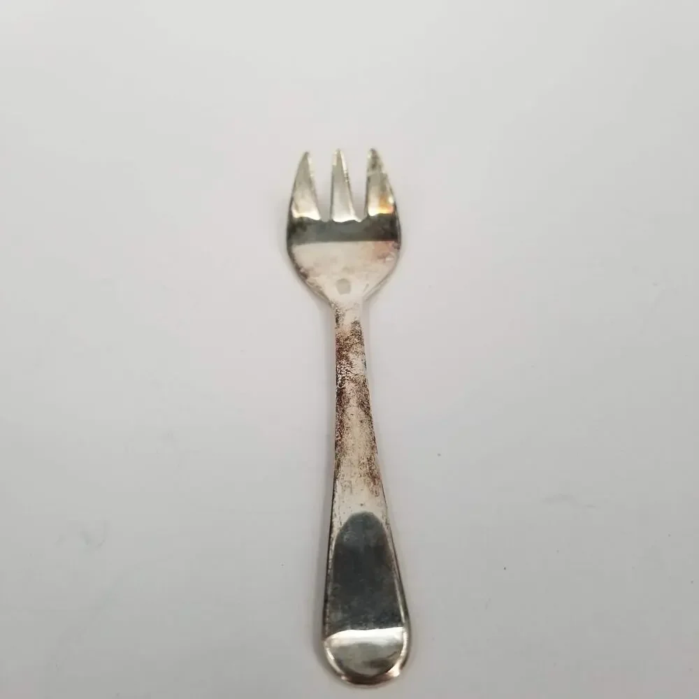 Silver Plated Sheffield England Children's Flatware Fork Small 5